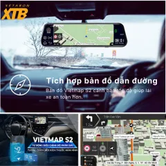 Camera hành trình D10 màn Androi có khe sim 4G GPS theo dõi từ xa bản đồ Vietmap S2 cảnh báo tốc độ, nghe nhạc giả trí