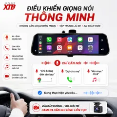 Camera hành trình A10 XETABON wifi kết nối CarPlay bản đồ Vietmap cảnh báo tốc độ phạt nguội ghi hình 4K trước sau
