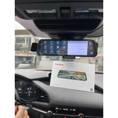 Camera hành trình gương N3 CARLOVER 2K màn gương cảm ứng ghi hình đồng thời trước sau quay đêm nét