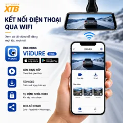 Camera hành trình X10 Pro Xetabon ghi hình trong sau 2K, wifi kết nối điện thoại GPS cảnh báo tốc độ phạt nguội, ADAS