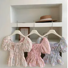 Áo Babydoll Hoa Nhí Nữ Tay Phồng Dáng Xòe - Áo Nữ Chất Voan Tơ Cao Cấp Mềm Mát Thời Trang