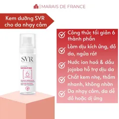 Kem Dưỡng SVR Sensifine Extreme 6 - 30ml Kem Làm Dịu & Phục Hồi Da Nhạy Cảm, Không Chất Tạo Màu,   Cho Da Dễ Kích Ứng