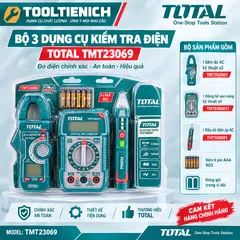 BỘ 3 DỤNG CỤ KIỂM TRA ĐIỆN TOTAL TMT23069 – TIỆN DỤNG CHO THỢ ĐIỆN