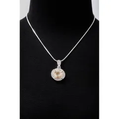 VÒNG CỔ MẶT HOA ĐÁ XOAY LẤP LÁNH – THANH LỊCH & SANG TRỌNG