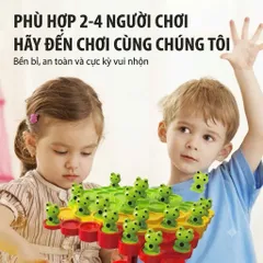 Đồ Chơi Cân Bằng Ếch Xanh – Trò Chơi Rèn Luyện Tư Duy & Khéo Léo Cho Bé