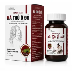 Hair New Hà thủ ô đỏ bổ sung biotin vitamin B5 giảm tóc bạc sớm, gãy rụng tóc giúp cho tóc chắc khỏe chống lão hóa