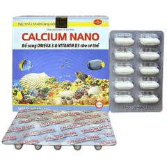 Calcium Nano – Bổ Sung Canxi Hỗ Trợ Xương Chắc Khỏe, Phát Triển Chiều Cao, Giảm Nguy Cơ Còi Xương & Loãng Xương