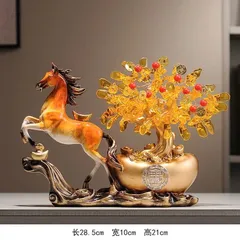 TƯỢNG HƯƠU - NGỰA  Kéo Cây Kim Tiền Tài Lộc –PHÁT TÀI PHÁT LỘC