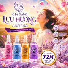 Xịt Thơm Quần Áo Đa năng HƯƠNG CỦA GIÓ 100ml | Nước Hoa Lưu Hương trên Vải