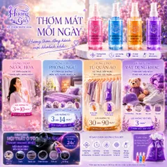 Nước Hoa Xịt Vải Đa Năng HƯƠNG GIÓ MÙA ĐÔNG 100ml - Xịt Thơm Quần Áo & Khử Mùi Tủ Đồ | Hương của Gió