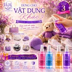 Xịt Thơm Quần Áo Đa năng HƯƠNG CỦA GIÓ 100ml | Nước Hoa Lưu Hương trên Vải