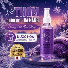 Nước Hoa Xịt Vải Đa Năng HƯƠNG GIÓ MÙA ĐÔNG 100ml - Xịt Thơm Quần Áo & Khử Mùi Tủ Đồ | Hương của Gió