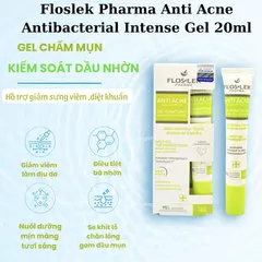 Gel Chấm Mụn Giảm Viêm Floslek Anti Acne 20ml - Kiểm Soát Dầu Nhờn & Hỗ Trợ Kháng Khuẩn Cho Da Nhạy Cảm 866778