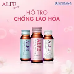 (DEAL ĐỘC QUYỀN)  Nước uống Collagen Alfe Beauty Conc hỗ trợ da sáng mịn và chống lão hóa - Hộp 10 chai x 50ml