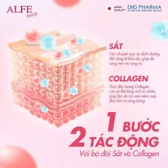 (DEAL ĐỘC QUYỀN)  Nước uống Collagen Alfe Beauty Conc hỗ trợ da sáng mịn và chống lão hóa - Hộp 10 chai x 50ml