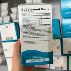 Viên uống Nordic Naturals Ultimate Omega® + CoQ10 |60 viên| Tác động bổ trợ 