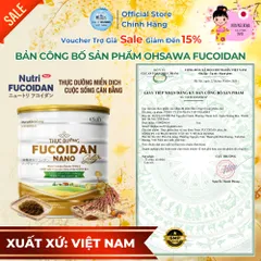 Thực Dưỡng Nutri Fucoidan Plus 500g - Tăng Cường Miễn Dịch Dành Cho Người Ăn Chay, Tiểu Đường Chính Hãng Nhật Bản