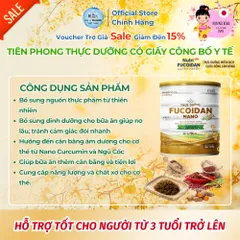 Thực Dưỡng Nutri Fucoidan Plus 500g - Tăng Cường Miễn Dịch Dành Cho Người Ăn Chay, Tiểu Đường Chính Hãng Nhật Bản