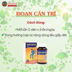 Đoạn Căn Trĩ VĨNH QUANG hộp 60 viên - Hỗ trợ giảm trĩ nội, trĩ ngoại, đại tiện chảy máu do trĩ