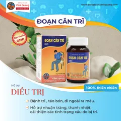 Đoạn Căn Trĩ VĨNH QUANG hộp 60 viên - Hỗ trợ giảm trĩ nội, trĩ ngoại, đại tiện chảy máu do trĩ