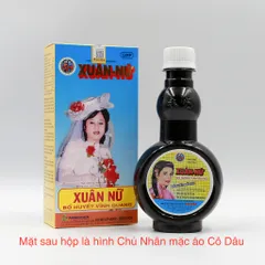 Combo 3 chai Xuân Nữ Bổ Huyết VĨNH QUANG 280ml - Điều hoà kinh nguyệt, đau bụng kinh, bổ máu