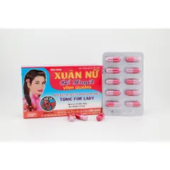 Xuân Nữ Bổ Huyết VĨNH QUANG - Hộp 40 viên - Điều hoà kinh nguyệt, đau bụng kinh, bế kinh, tắc kinh
