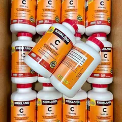 500 Viên Uống Bổ Sung Vitamin C Kirkland Signature 1000mg Tăng Đề Kháng, Sáng Da