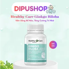 BỔ NÃO Heathy Care GINKGO BILOBA 2000mg 100v 868061