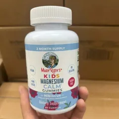 Kẹo Dẻo Bổ Sung Magie Cho Trẻ Em Mary Ruth’s Kids Magnesium Calm Gummies 60 viên nội địa Mỹ 868068