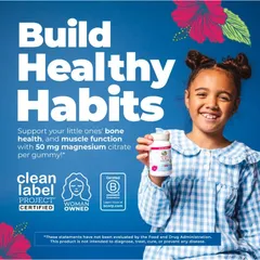Kẹo Dẻo Bổ Sung Magie Cho Trẻ Em Mary Ruth’s Kids Magnesium Calm Gummies 60 viên nội địa Mỹ 868068