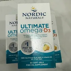 Dầu Cá Omega 3 Nordic Naturals Ultimate Omega D3 1280mg Lemon Flavour (Vị Chanh) 868093