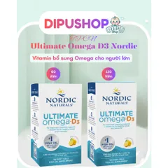 Dầu Cá Omega 3 Nordic Naturals Ultimate Omega D3 1280mg Lemon Flavour (Vị Chanh) 868093