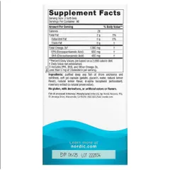 Dầu Cá Omega 3 Nordic Naturals Ultimate Omega D3 1280mg Lemon Flavour (Vị Chanh) 868093