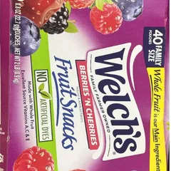 Kẹo dẻo trái cây Welch’s Fruit Snacks