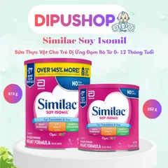 Sữa Similac Soy Isomil thực vật cho trẻ dị ứng đạm bò 0-12 tháng 868132