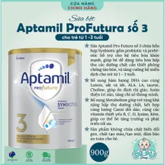 SỮA APTAMIL PROFUTURA SYNBIOTIC CỦA ÚC 900 - SỐ 1,2,3