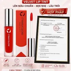 Son Kem CYMAXGlow Velvet Lip Tint – Son Môi Hàn Quốc | Mềm Mịn – Lên Màu Chuẩn – Lâu Trôi
