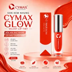 Son Kem CYMAXGlow Velvet Lip Tint – Son Môi Hàn Quốc | Mềm Mịn – Lên Màu Chuẩn – Lâu Trôi