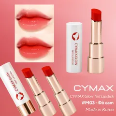 CYMAX Glow Tint Lipstick - Son Dưỡng Môi Có Màu Hàn Quốc, Bóng Mọng Tự Nhiên , Chống Nẻ, Khô Môi,