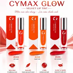 Son Kem Nhung Velvet CYMAX Glow Tint - Mịn Mượt, Nhẹ Môi, Lâu Phai Cả Ngày