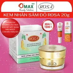 Kem ROSA Nhân Sâm Đỏ - Rosa Intensive White Ginseng Refining Cream 20g - Chống Lão Hóa - Trắng Da