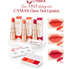 CYMAX Glow Tint Lipstick Khay 3 Màu – Son Tint Dưỡng Môi Lên Màu Chuẩn, Nhập Khẩu Hàn Quốc