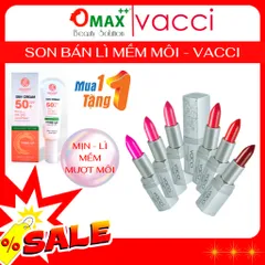 Thanh Lý  SON LÌ VACCI CAO CẤP LÂU PHAI - VACCI LIPSTICK MATTE ( hàng LỖI , Đổ mồ hôi  )