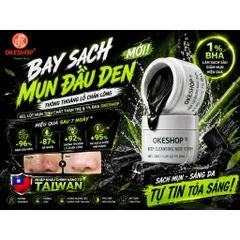 Gel Lột Mụn Nha Đam OKESHOP 30ml - Giải Pháp Loại Bỏ Mụn Đầu Đen, Mụn Cám, Bạ Nhờn & Nhỏ Lcl