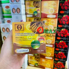 Kem LAYSMON Đông Trùng Hạ Thảo - LAYSMON Cordyceps Sinesis Extract And Collagen Beauty Cream 20g