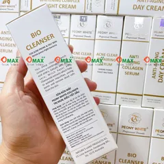 SỮA RỬA MẶT PEONY WHITE MỤN - BIO CLEANSER - GIẢM MỤN - LOẠI BỎ TÁC NHÂN GÂY MỤN 125ml
