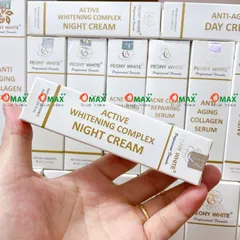 KEM PEONY WHITE BAN ĐÊM - ACTIVE WHITENING COMPLEX - HỖ TRỢ CẢI THIỆN NÁM DA 30ml