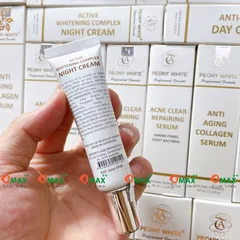 KEM PEONY WHITE BAN ĐÊM - ACTIVE WHITENING COMPLEX - HỖ TRỢ CẢI THIỆN NÁM DA 30ml