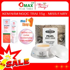 Kem Ngọc Trai MISS FAIRY 15g - Làm Trắng Da - Giảm Thâm Nám - Tàn Nhang - Đồi Mồi - Đều Màu Da