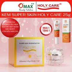 Kem HOLY CARE Cao Cấp - Whitening Collagen Beauty Cream 25g - Super Skin Regeneration - Tái Tạo Da